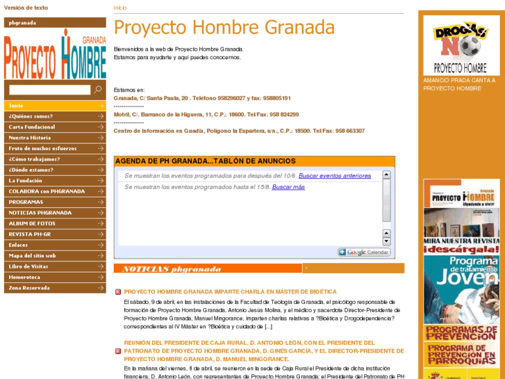 www.proyectohombregranada.org
