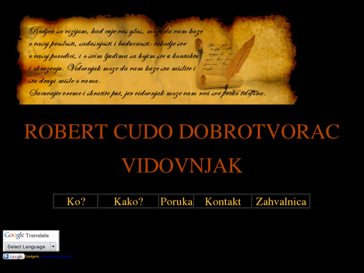 www.robertcudodobrotvorac.us