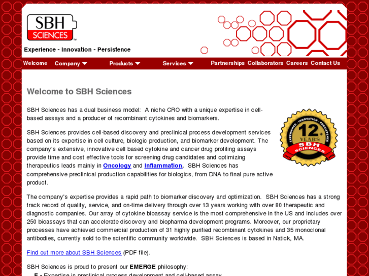 www.sbhsciences.com