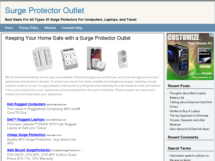 www.surgeprotectoroutlet.com