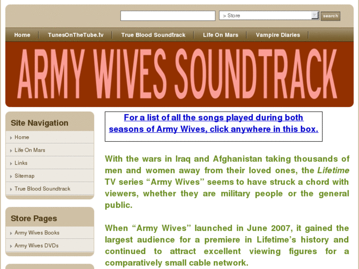 www.armywivessoundtrack.com