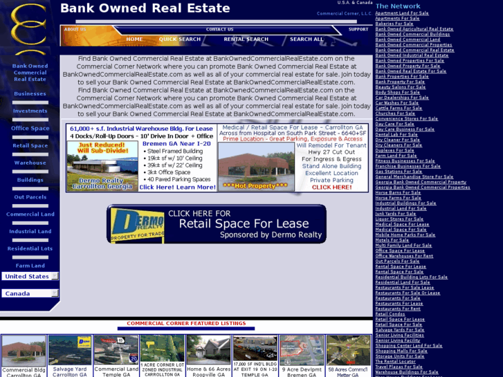 www.bankownedcommercialrealestate.com