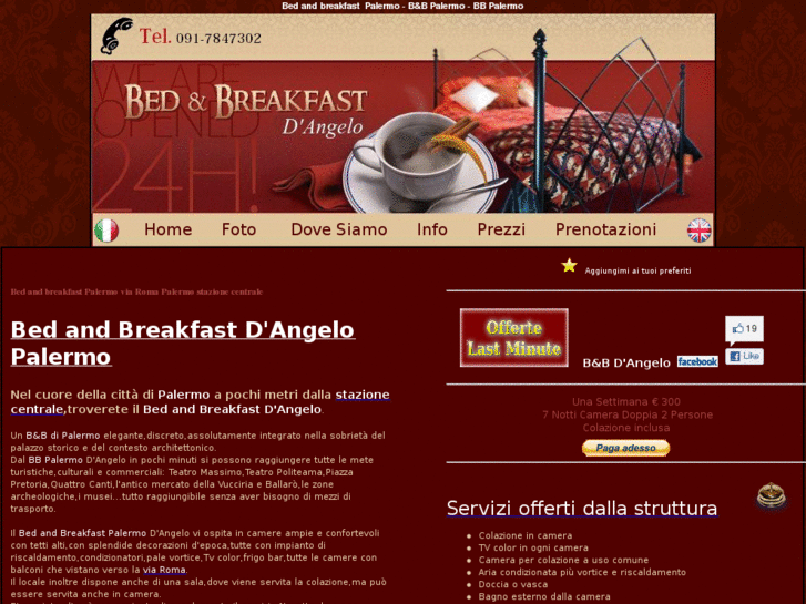 www.bedbreakfastdangelo.com