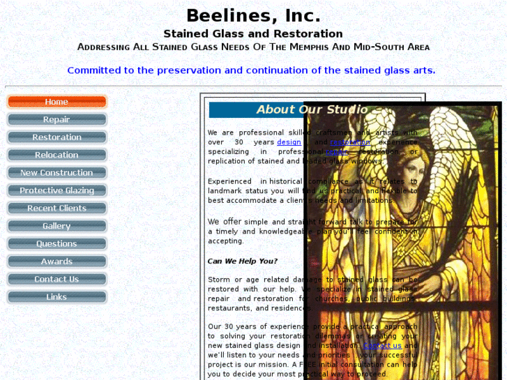 www.beelinestainedglass.com