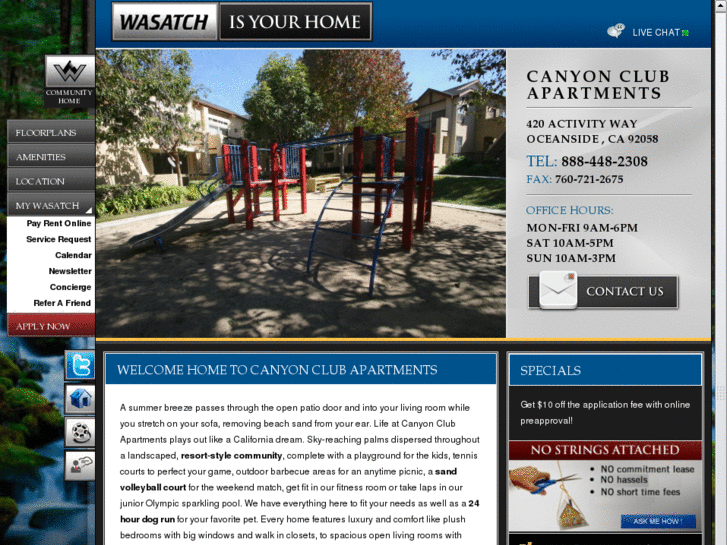 www.canyonclubapartments.com