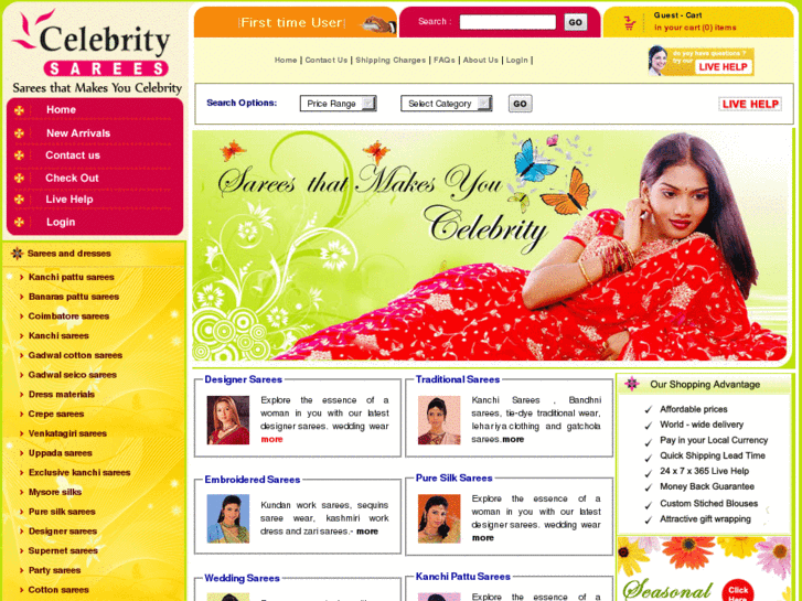 www.celebritysarees.com