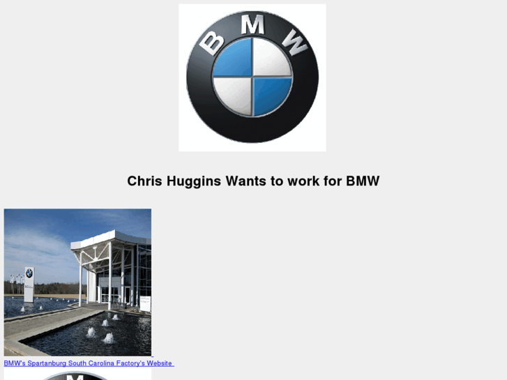 www.chrishugginswantstoworkforbmw.com