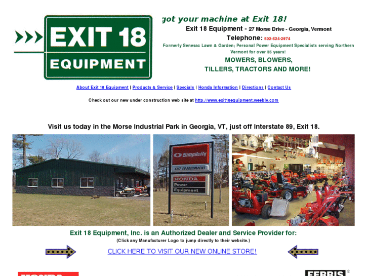 www.exit18equipment.com