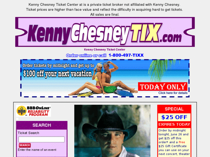 www.kennychesneytix.com