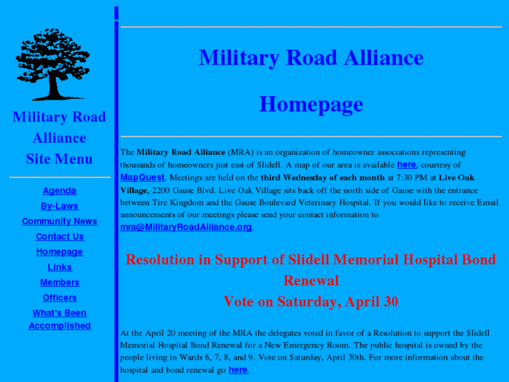 www.militaryroadalliance.org