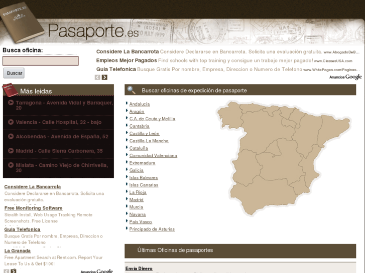 www.pasaporte.es