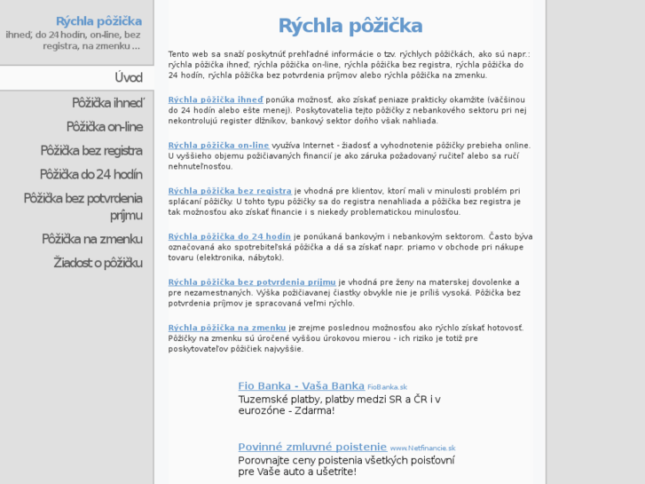 www.rychla-pozicka.sk