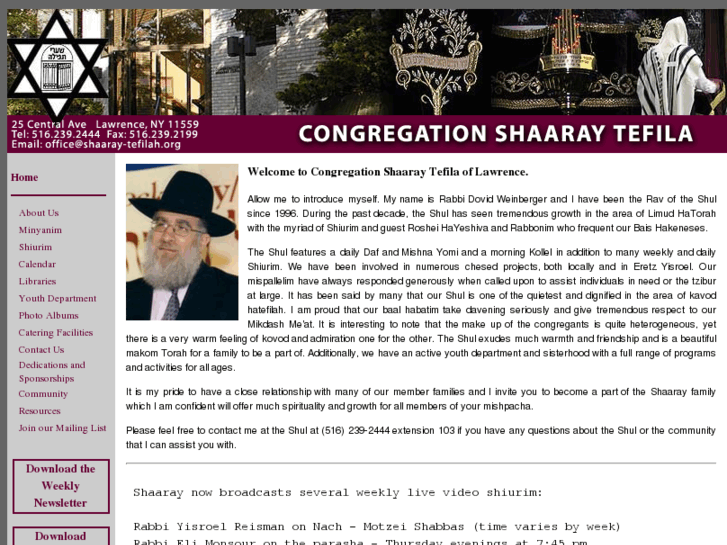 www.shaaray-tefilah.org