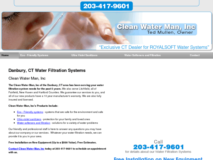 www.thecleanwaterman.com