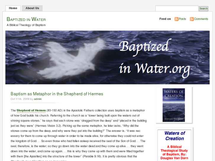 www.baptizedinwater.org