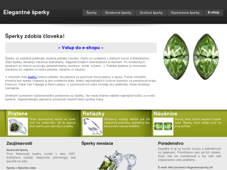 www.elegantnesperky.sk