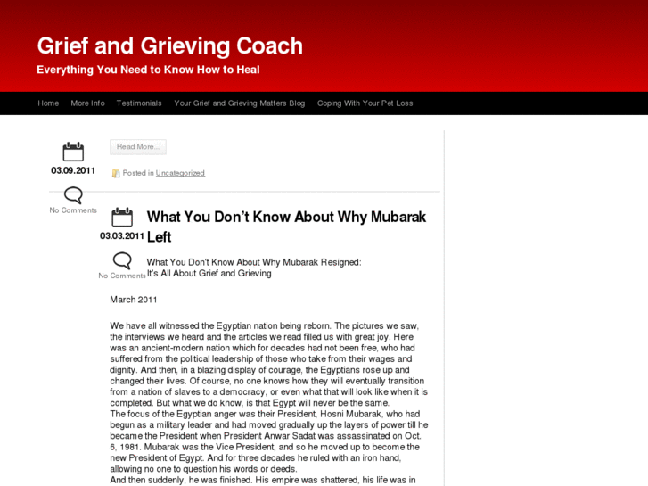 www.griefandgrievingcoach.com