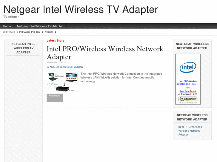 www.netgearintelwirelesstvadapter.com