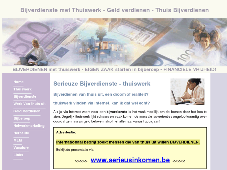 www.thuiswerk-bijverdiensten.be