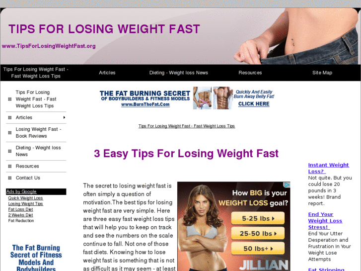 www.tipsforlosingweightfast.org