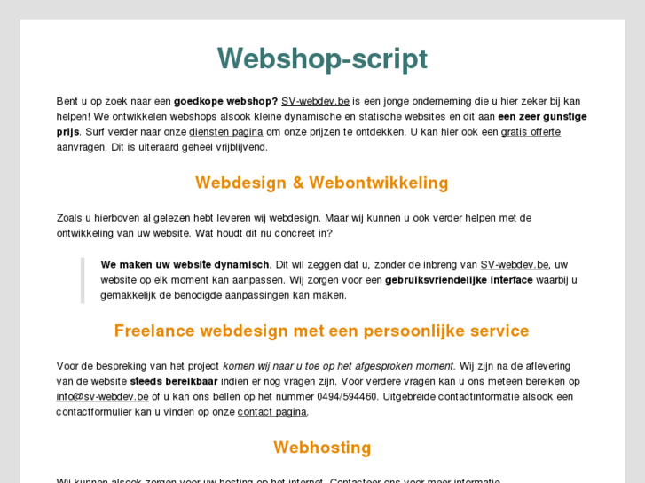 www.webshop-script.be