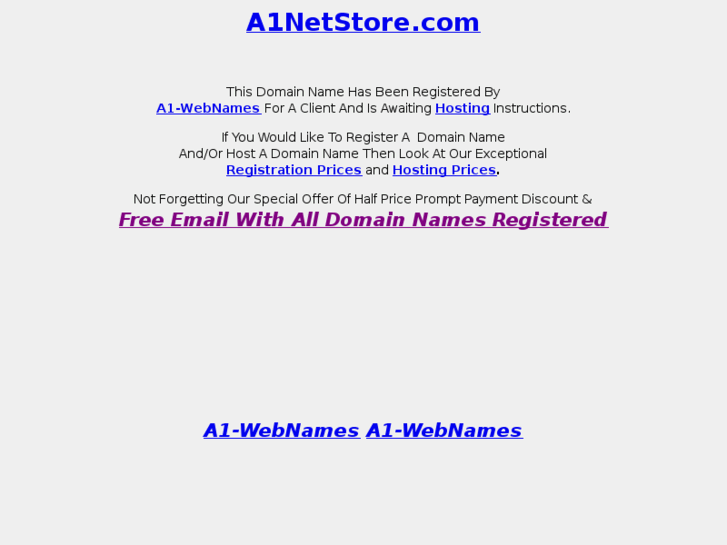 www.a1webnames.net