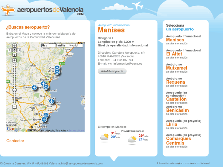 www.aeropuertosdevalencia.com