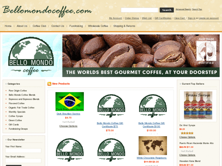 www.bellomondocoffee.com