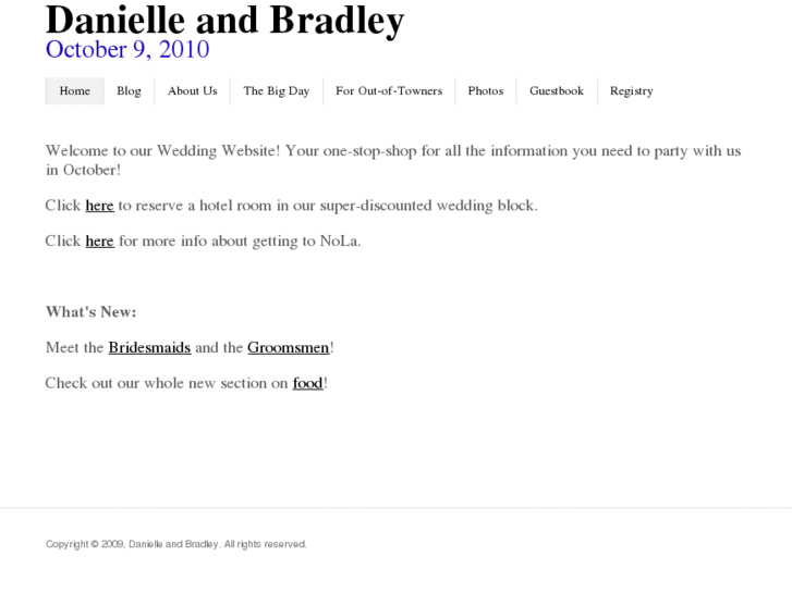 www.danielleandbradley.com