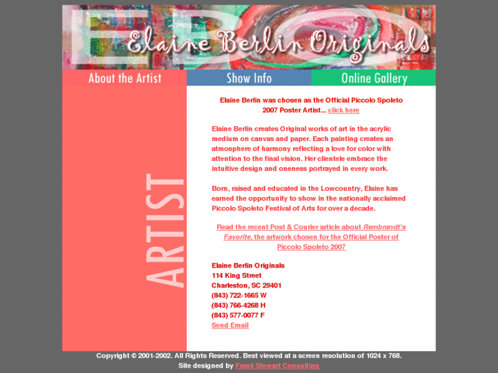 www.elaineberlinoriginals.com