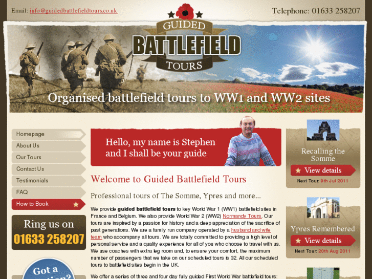 www.guidedbattlefieldtours.com