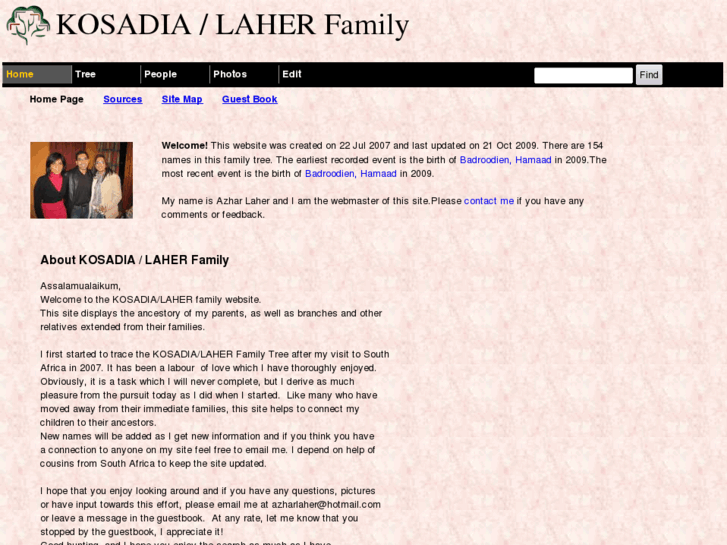 www.kosadiafamily.com