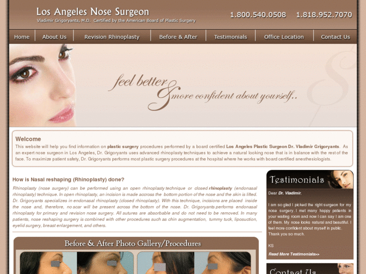 www.losangelesnosesurgeon.com