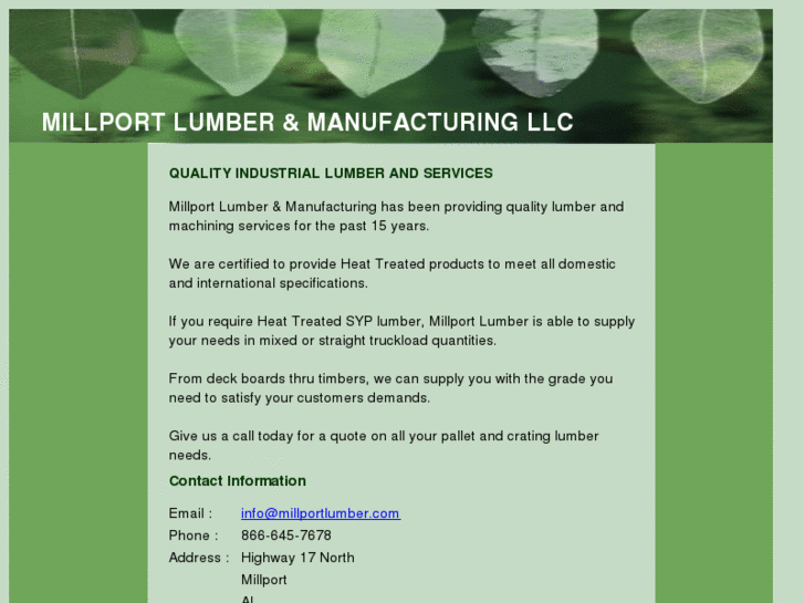 www.millportlumber.com