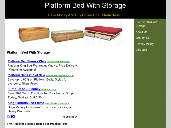 www.platformbedwithstorage.net