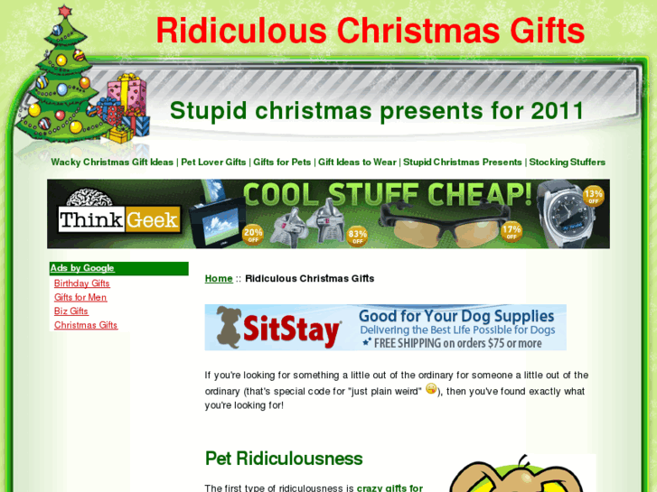 www.ridiculouschristmasgifts.com