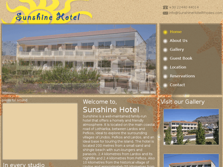 www.sunshinehotelrhodes.com