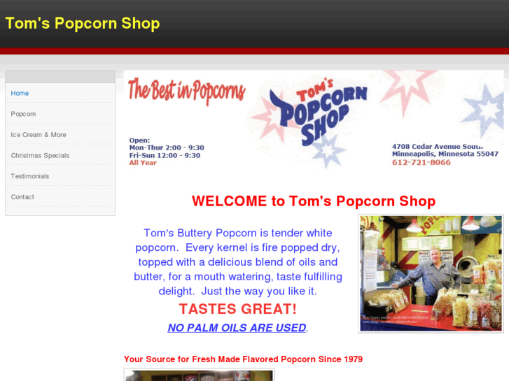 www.tomspopcornshop.com