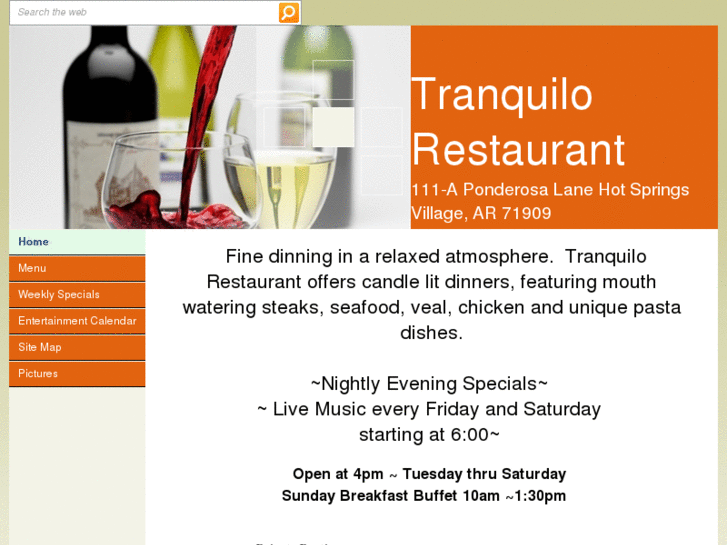 www.tranquilorestaurant.com