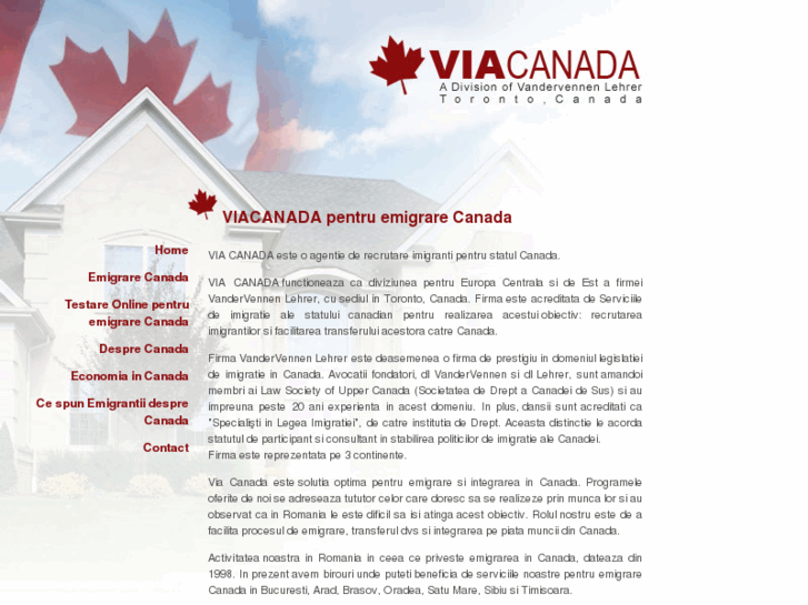 www.viacanada.ro