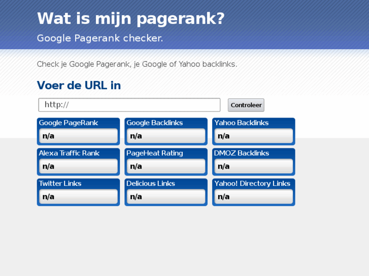 www.watismijnpagerank.nl