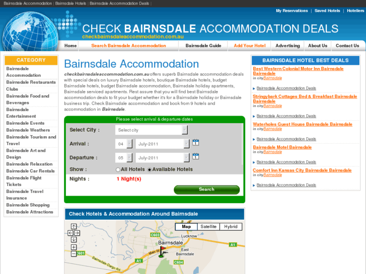 www.checkbairnsdaleaccommodation.com.au