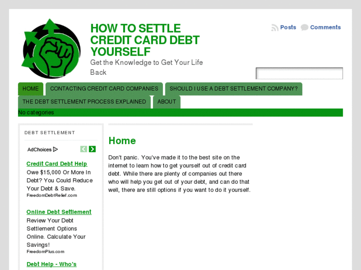 www.howtosettlecreditcarddebtyourself.com