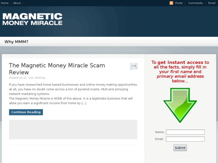 www.ismagneticmoneymiracleascam.com