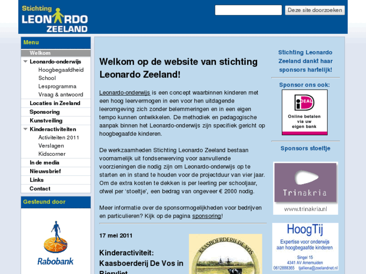 www.leonardozeeland.nl