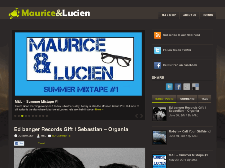 www.mauriceetlucien.com