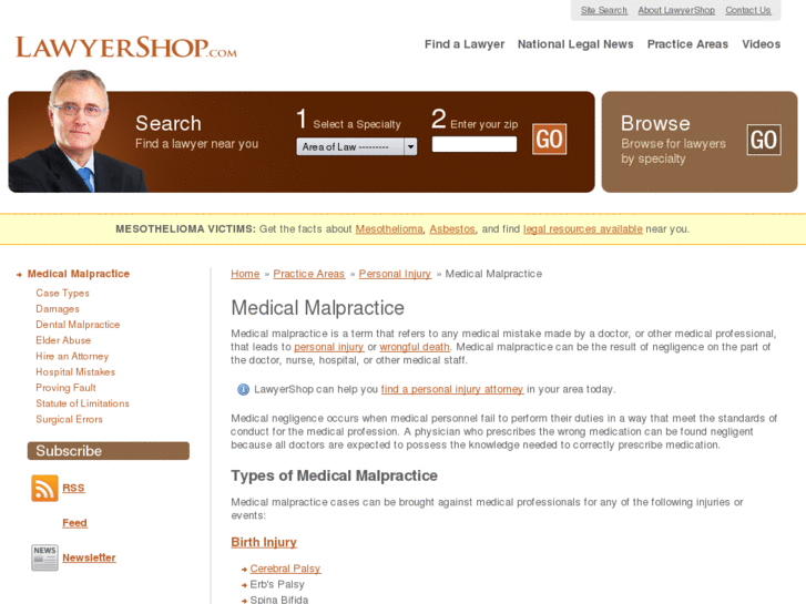 www.medicalmalpracticeinfocenter.com