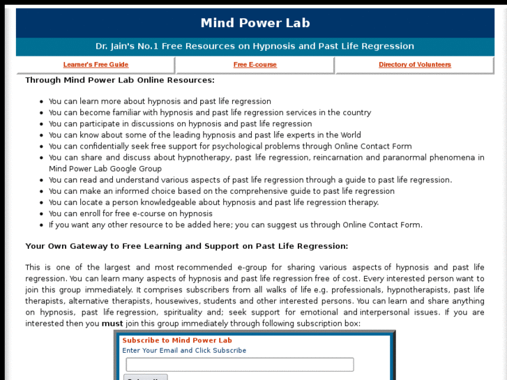 www.mindpowerlab.net