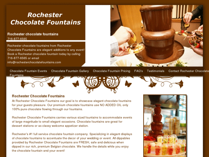 www.rochesterchocolatefountains.com