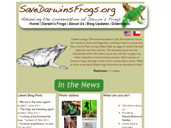 www.savedarwinsfrogs.com